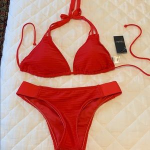 Red bikini